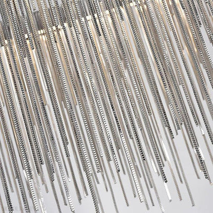 Bunny Aluminum Chain Tassel Chandelier-Nobipets