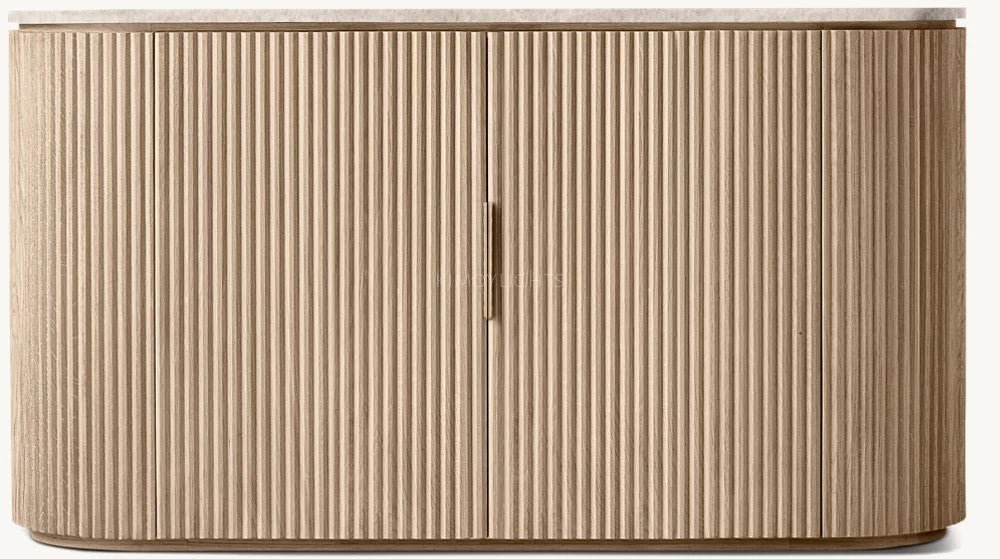 Byron Emperador Double-Door Sideboard
