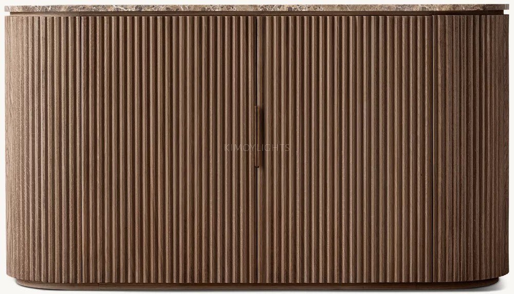Byron Emperador Double-Door Sideboard