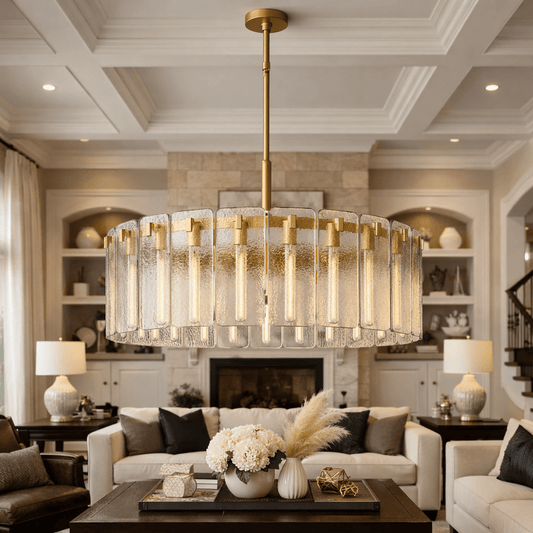 Calametta Glass Round Chandelier