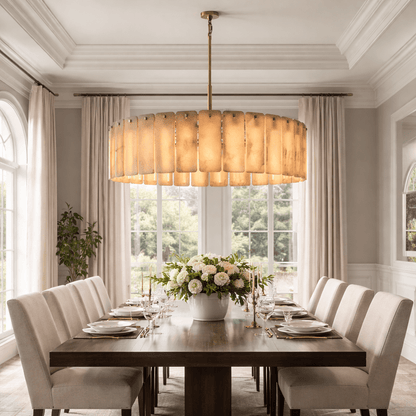Calametta Onyx Round Chandelier