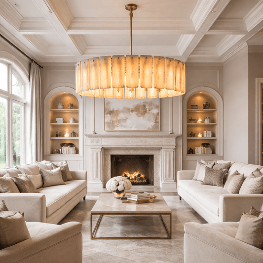 Calametta Onyx Round Chandelier