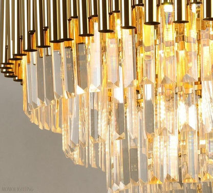 Callistenes Clear Crystal Chandelier-Nobipets