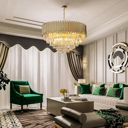 Callistenes Clear Crystal Chandelier-Nobipets
