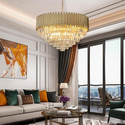 Callistenes Clear Crystal Chandelier-Nobipets