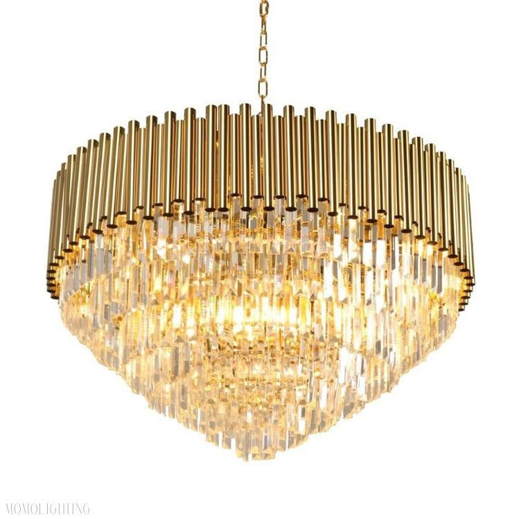Callistenes Clear Crystal Chandelier-Nobipets