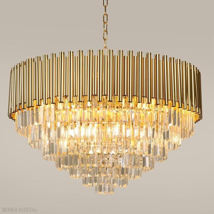 Callistenes Clear Crystal Chandelier-Nobipets