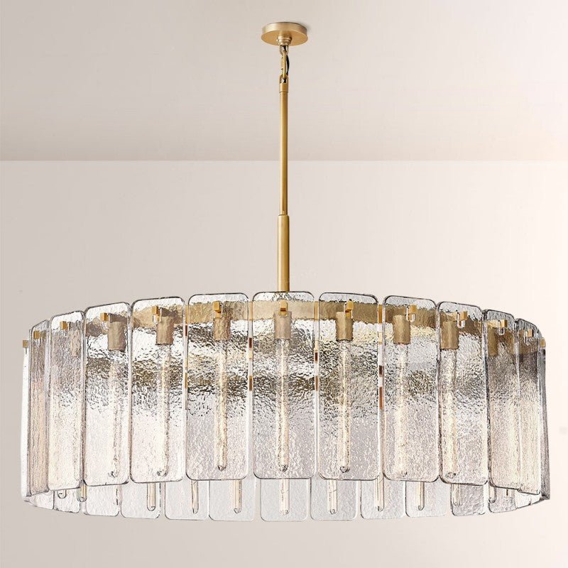 Camette Glass Round Chandelier 48"D