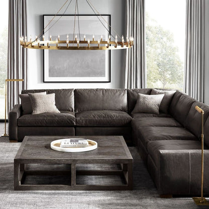Camino Vintage Filament Round Chandelier-Nobipets