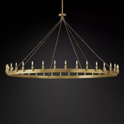 Camino Vintage Filament Round Chandelier-Nobipets