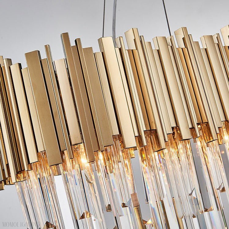 Candi Crystal Chandelier for Dining Room-Nobipets