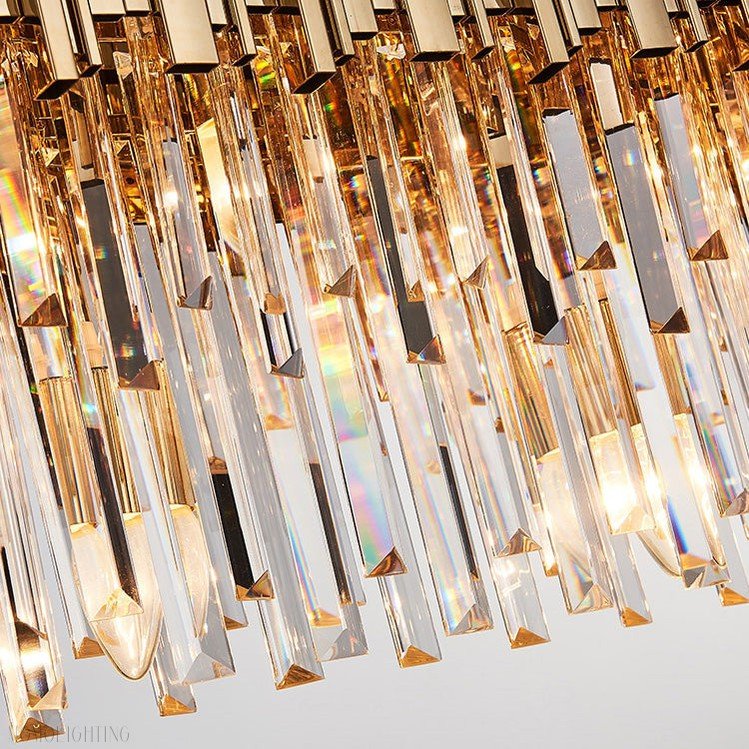 Candi Crystal Chandelier for Dining Room-Nobipets
