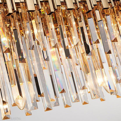Candi Crystal Chandelier for Dining Room-Nobipets