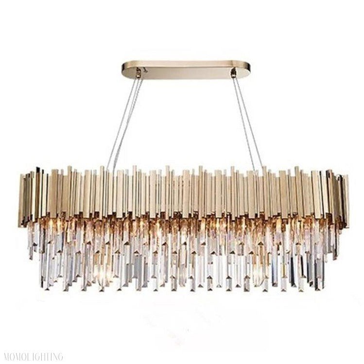 Candi Crystal Chandelier for Dining Room-Nobipets