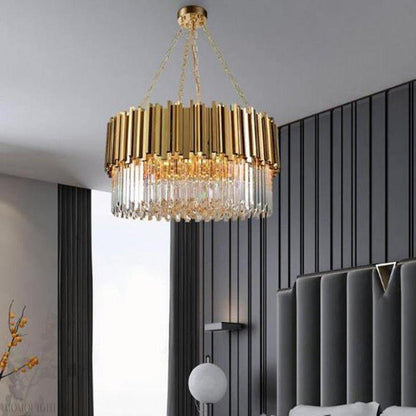 Candi Round Modern Chandelier Chain-Nobipets