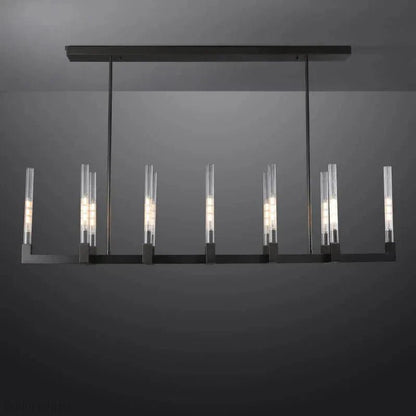 Candlestick Linear Chandelier 55"-Nobipets