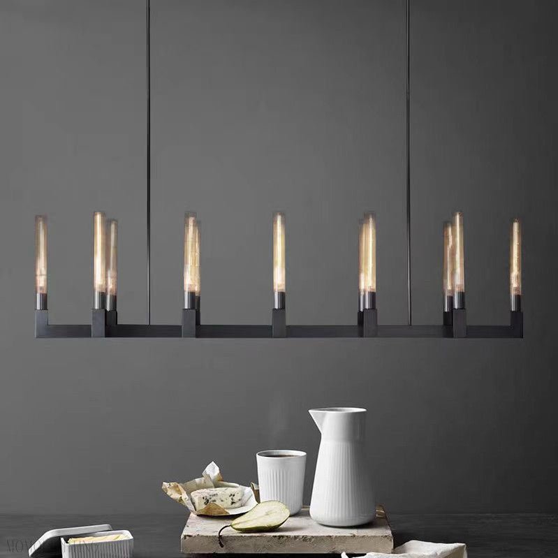 Candlestick Linear Chandelier 55"-Nobipets