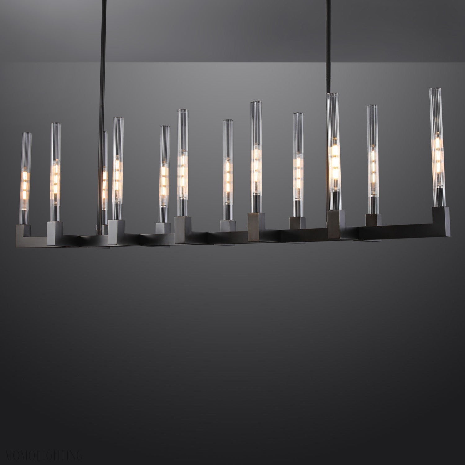 Candlestick Linear Chandelier 55"-Nobipets