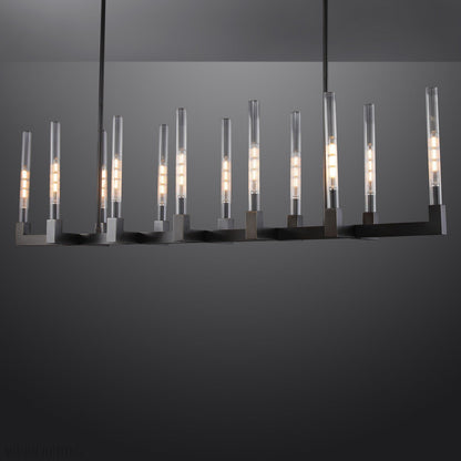 Candlestick Linear Chandelier 55"-Nobipets