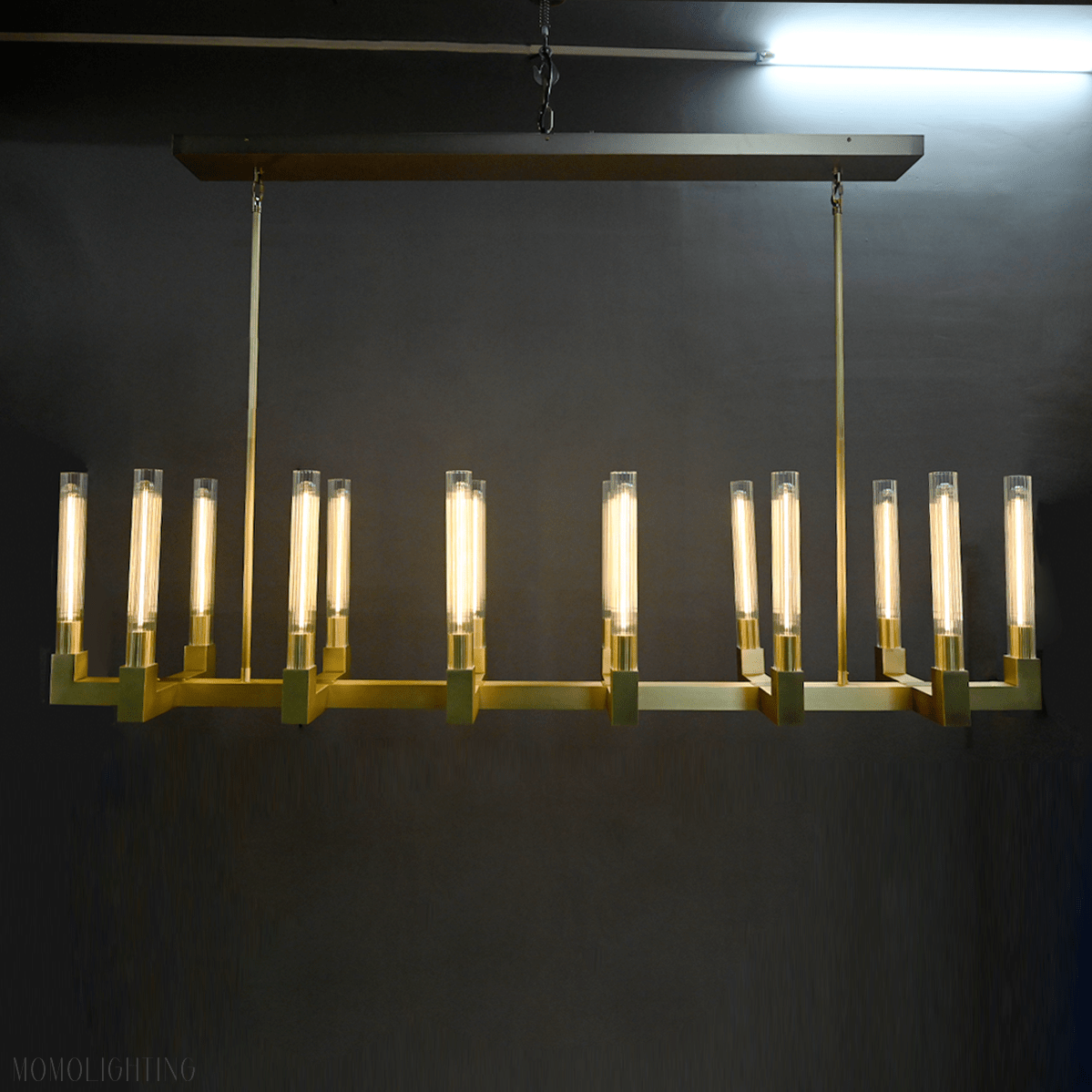 Candlestick Linear Chandelier 67"-Nobipets