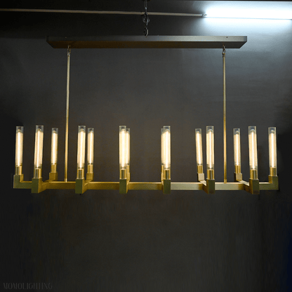Candlestick Linear Chandelier 67"-Nobipets