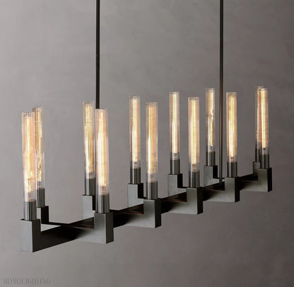 Candlestick Linear Chandelier 67"-Nobipets