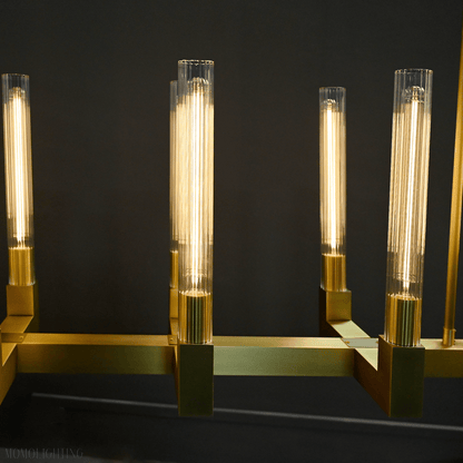 Candlestick Linear Chandelier 67"-Nobipets