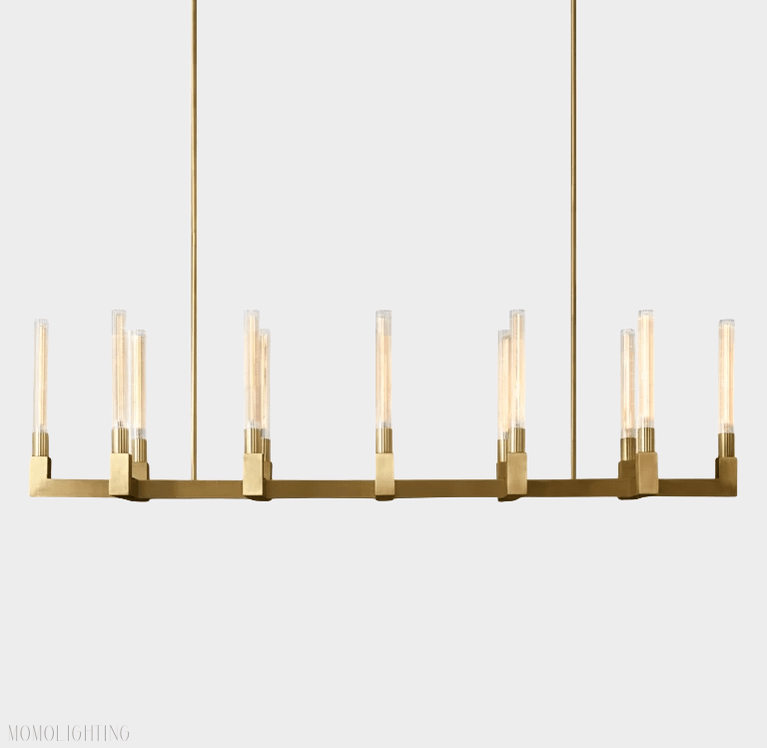 Candlestick Linear Chandelier 67"-Nobipets