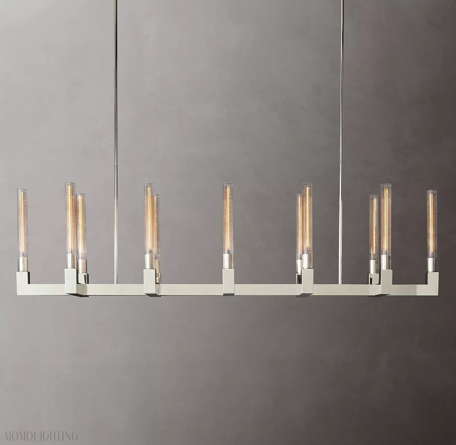Candlestick Linear Chandelier 67"-Nobipets