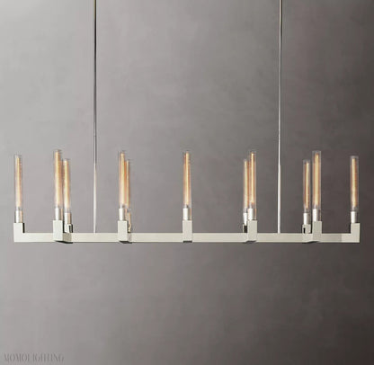 Candlestick Linear Chandelier 67"-Nobipets