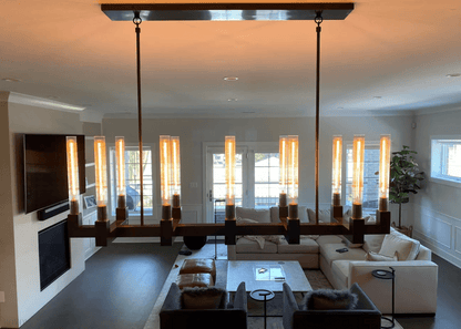 Candlestick Linear Chandelier 67"-Nobipets