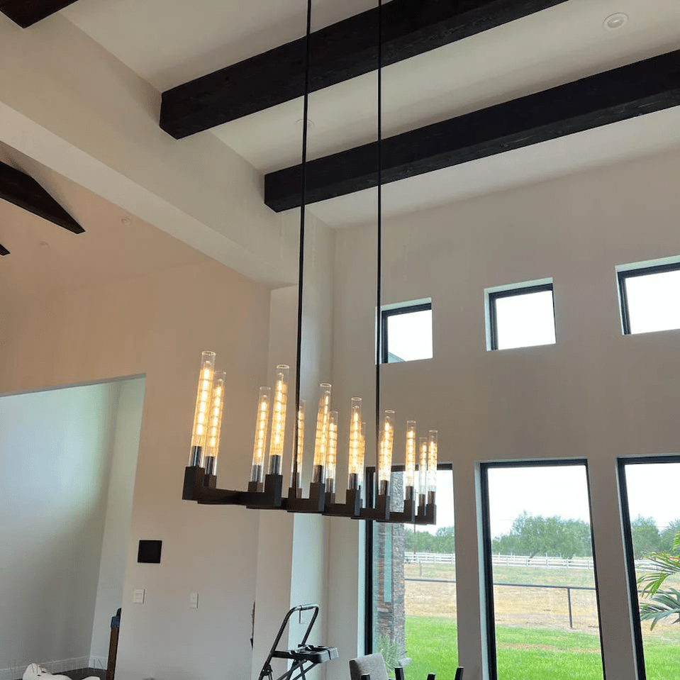 Candlestick Linear Chandelier-Nobipets