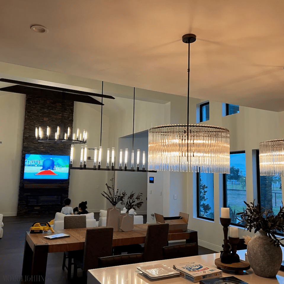 Candlestick Linear Chandelier-Nobipets