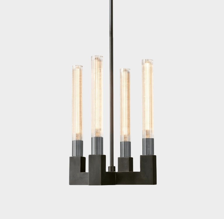 Candlestick Pendant 12" SQ