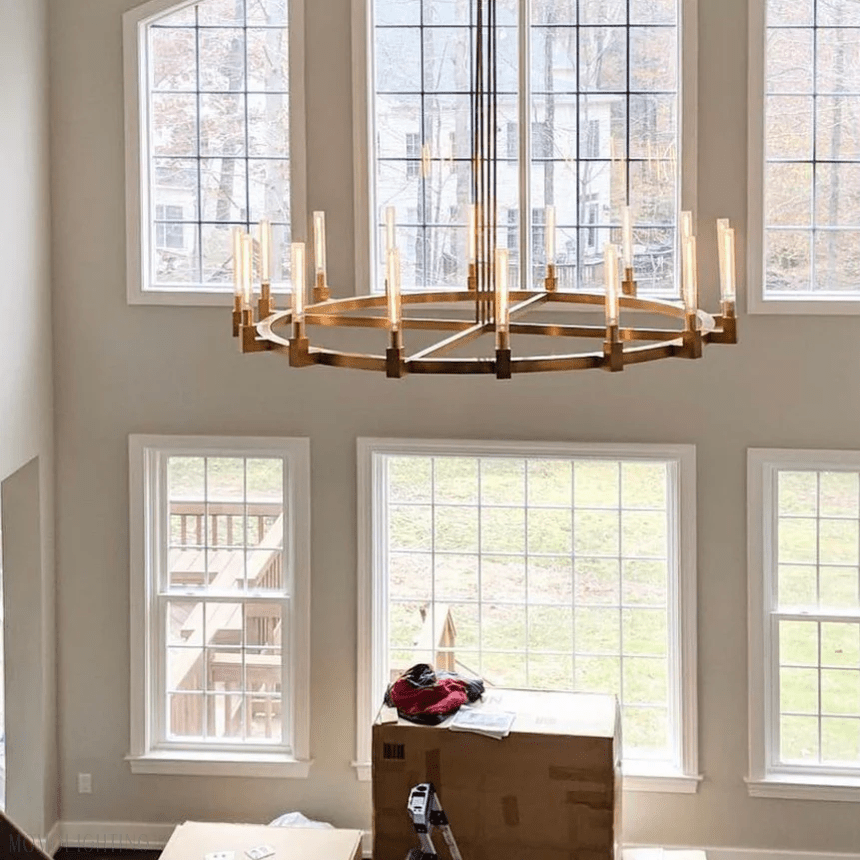 Candlestick Round Chandelier 48"-Nobipets