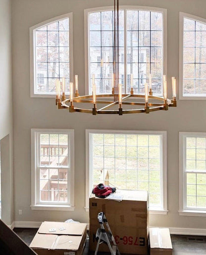 Candlestick Round Chandelier 48"-Nobipets