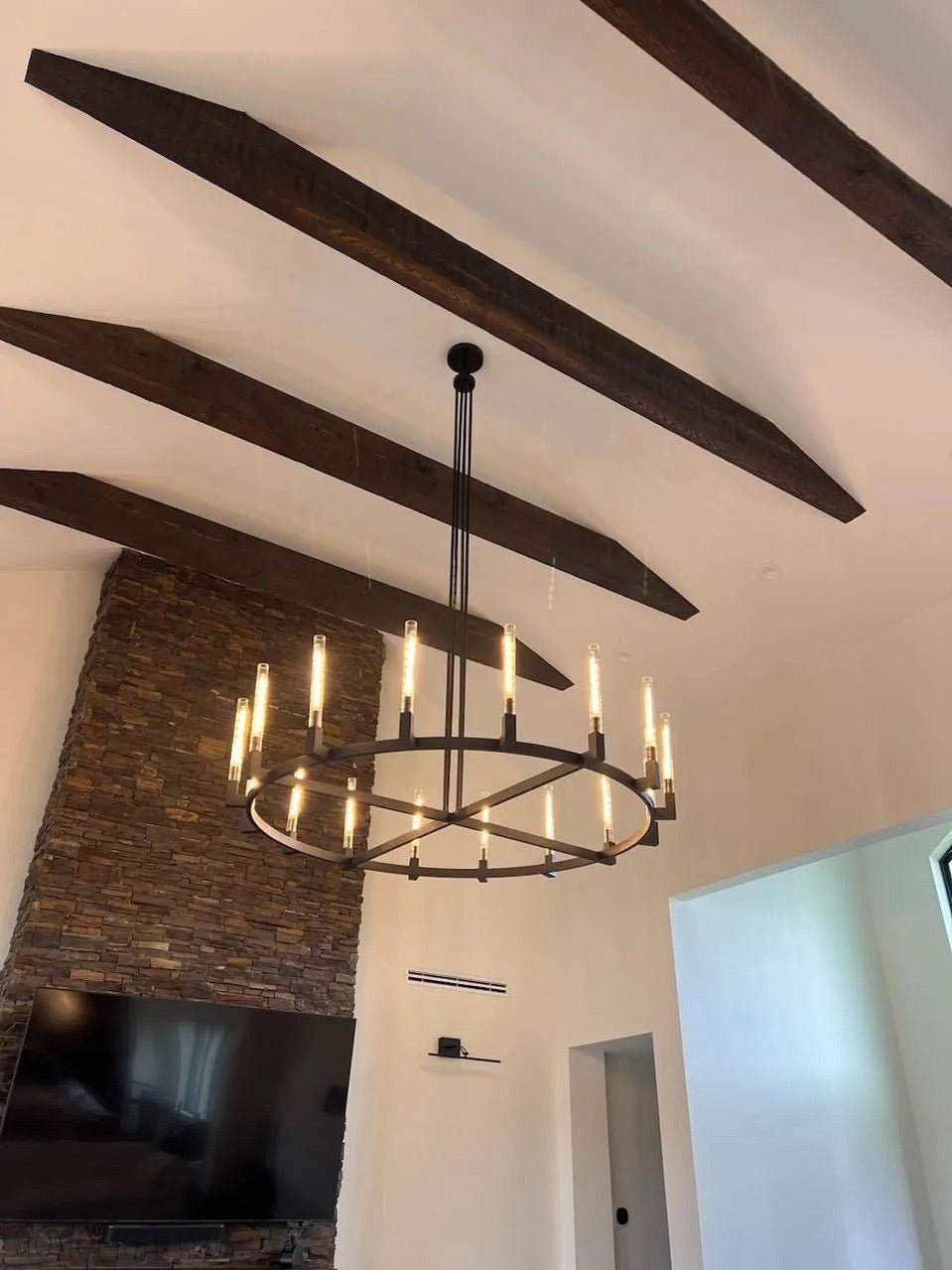 Candlestick Round Chandelier 60"-Nobipets
