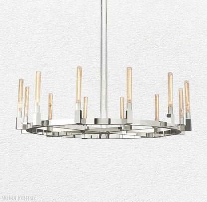 Candlestick Round Chandelier 60"-Nobipets