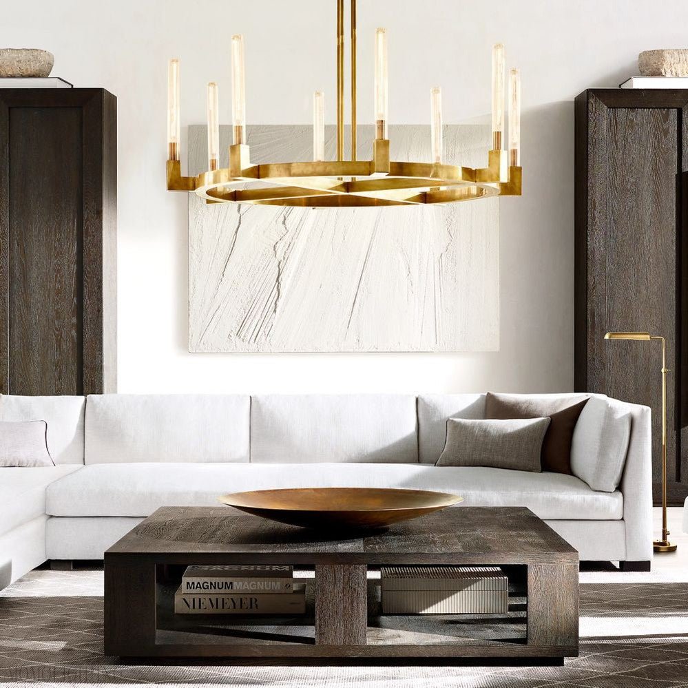 Candlestick Round Chandelier-Nobipets