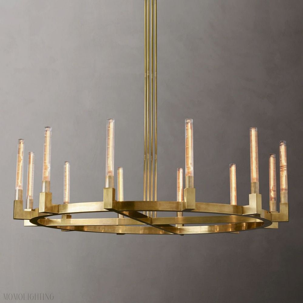 Candlestick Round Chandelier-Nobipets