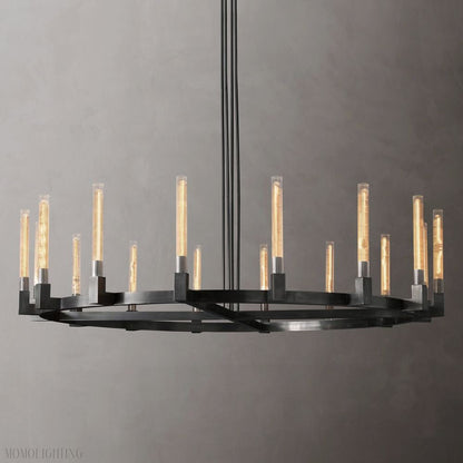 Candlestick Round Chandelier-Nobipets