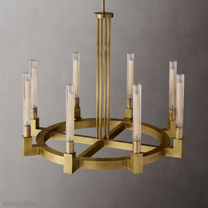 Candlestick Round Chandelier-Nobipets