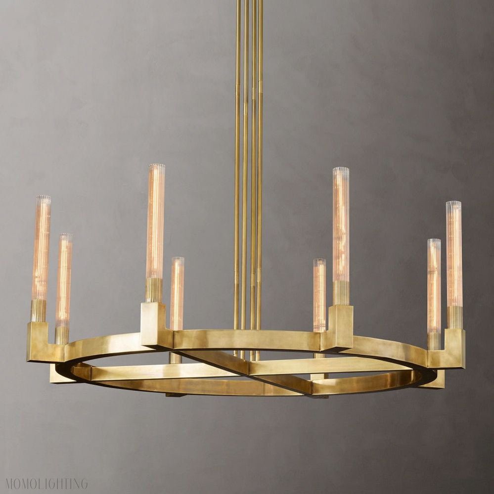 Candlestick Round Chandelier-Nobipets