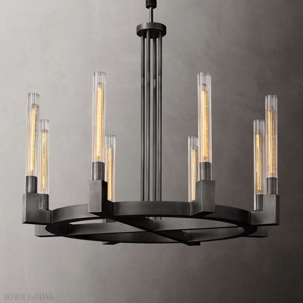 Candlestick Round Chandelier-Nobipets