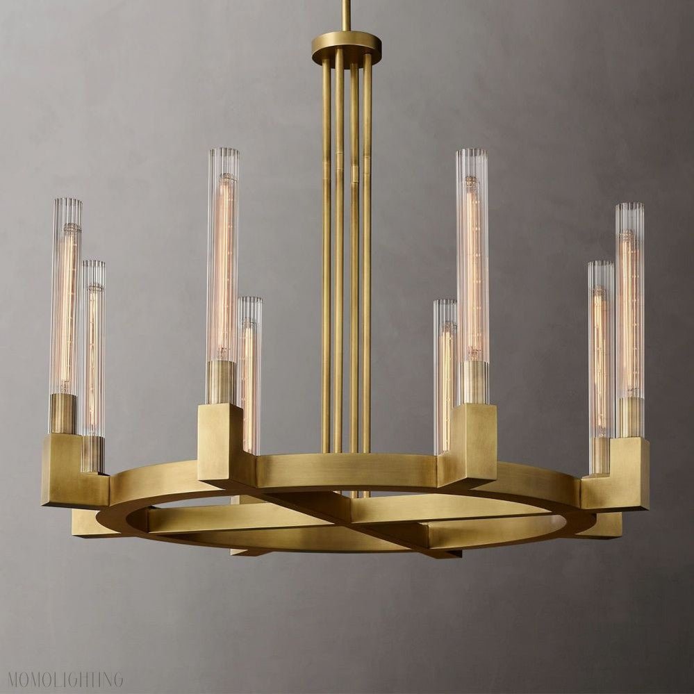 Candlestick Round Chandelier-Nobipets