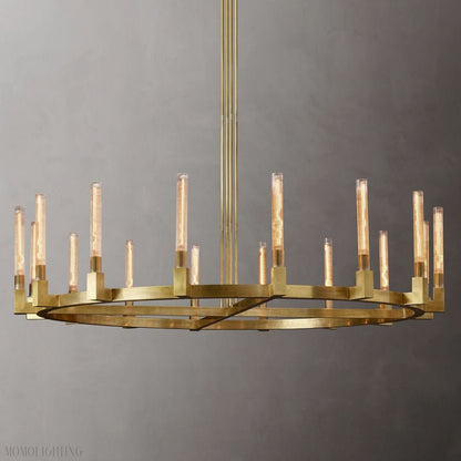 Candlestick Round Chandelier-Nobipets