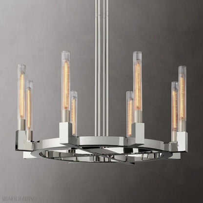 Candlestick Round Chandelier-Nobipets