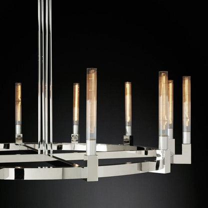 Candlestick Round Chandelier-Nobipets