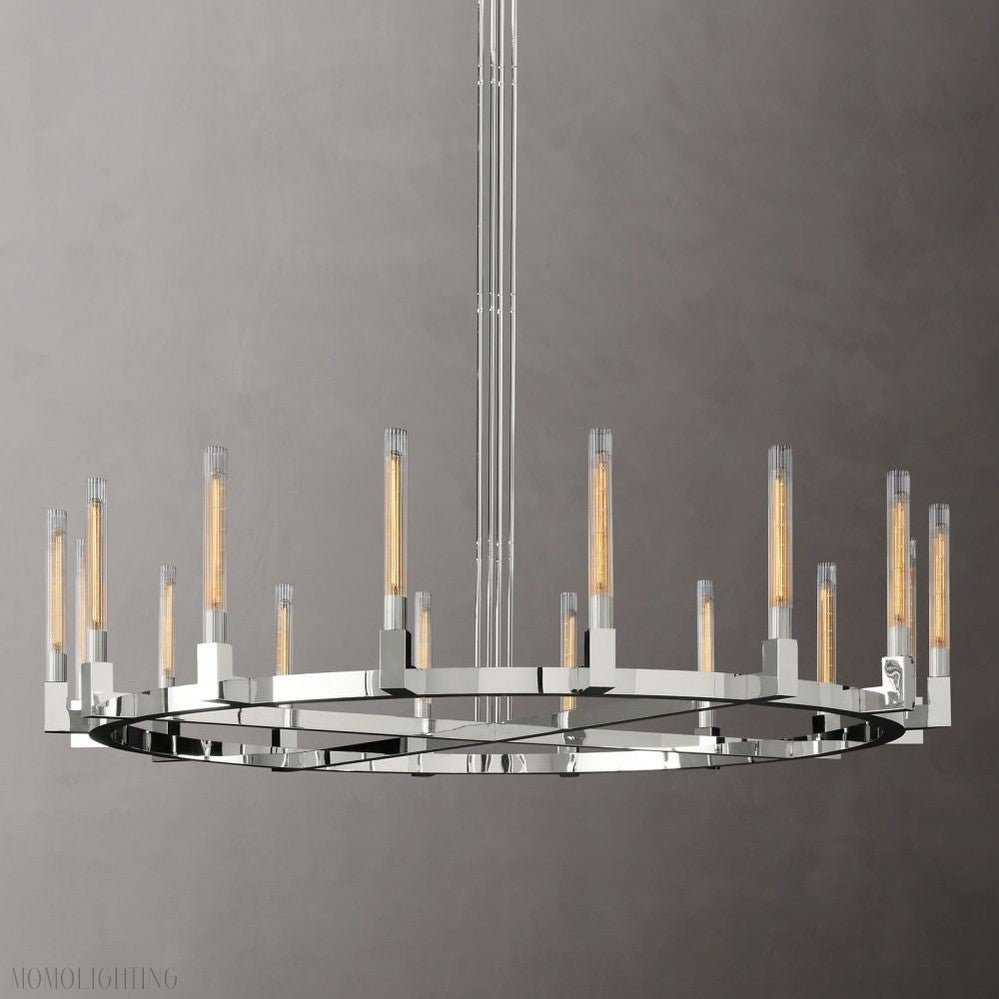Candlestick Round Chandelier-Nobipets