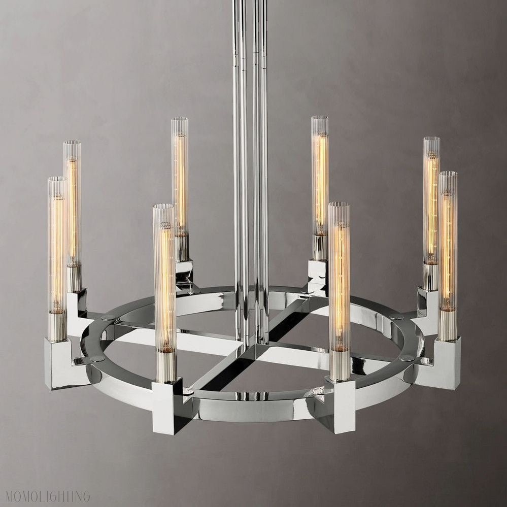 Candlestick Round Chandelier-Nobipets
